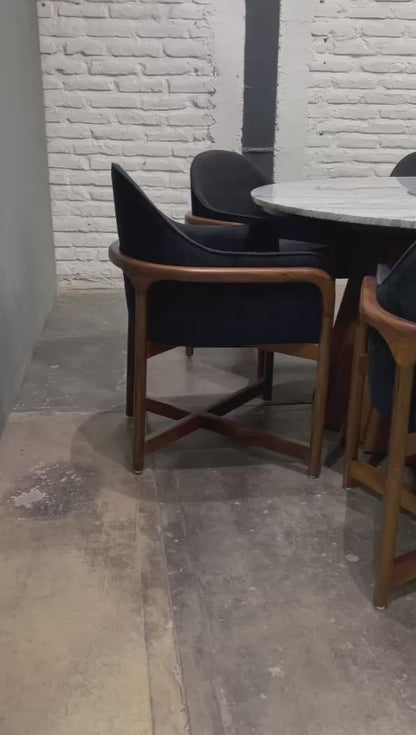 MESA DE COMEDOR REDONDO MARMOL